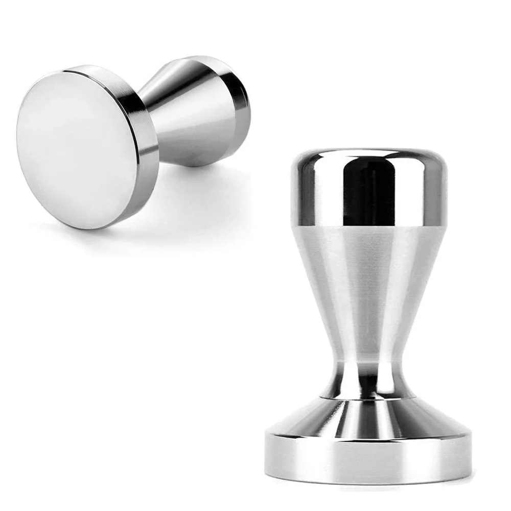 

49mm 51mm 58mm Stainless Steel Coffee Tamper Flat Base Cafe Calibrated Pressure Espresso Maker Barista Powder Coffee Hammer
