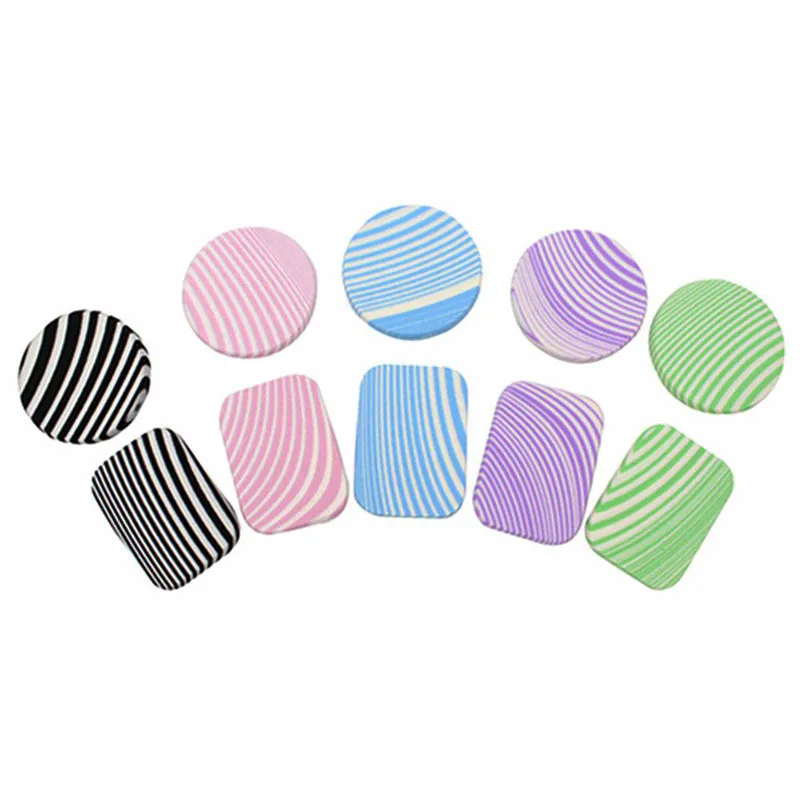 2 предмета Популярные в полоску стиле Зебра Ватные диски Ультра мягкий круглый