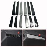 4pcs s steel interior moldings side door panel trim strips sequins cover for audi a3 8y 2020 2021 car accessories