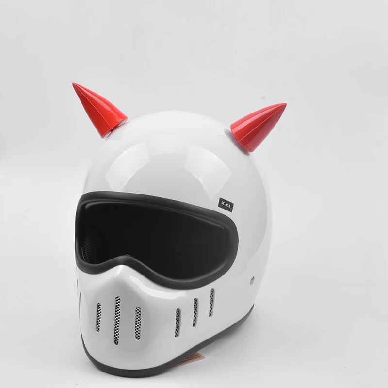 2pcs Car Motorcycle Helmet Devil Horn Cute Cat Ears Decoration Motocross Full Face Off Road Accessories |