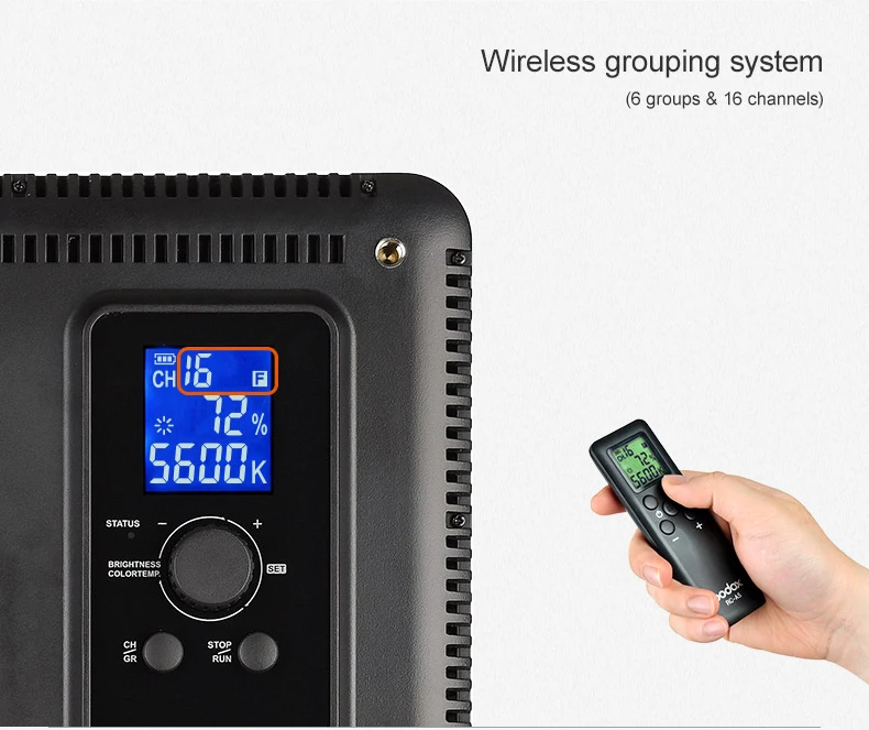 Godox 3 шт. светодиодный P260C ультра-тонкий 30 Вт 3300-5600 к светодиодный видео-светильник панельная лампа с 2 шт. 2 м светильник для видеостудии светильник s