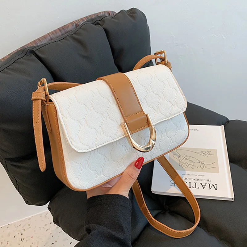 

2021 New Flap Crossbody Bags For Women Fashion Letter Design Lady Shoulder Bag Brand Luxury Messenger Bag Female Armpit Handbags