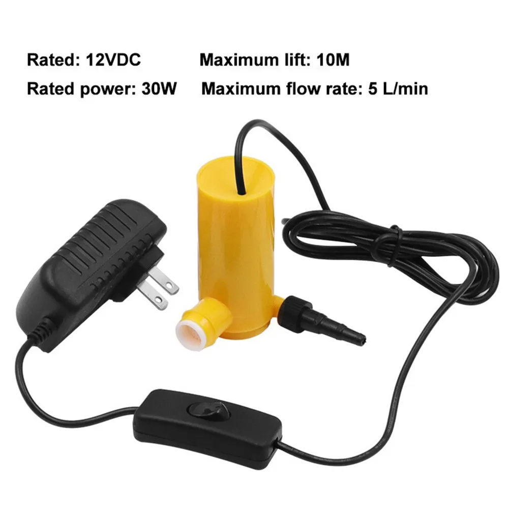 

12V Water Pump For Cutting Machines Plastic Water Pumps For Angle Grinder Guard Water Slotting Dust Cover Hood 5L / Min