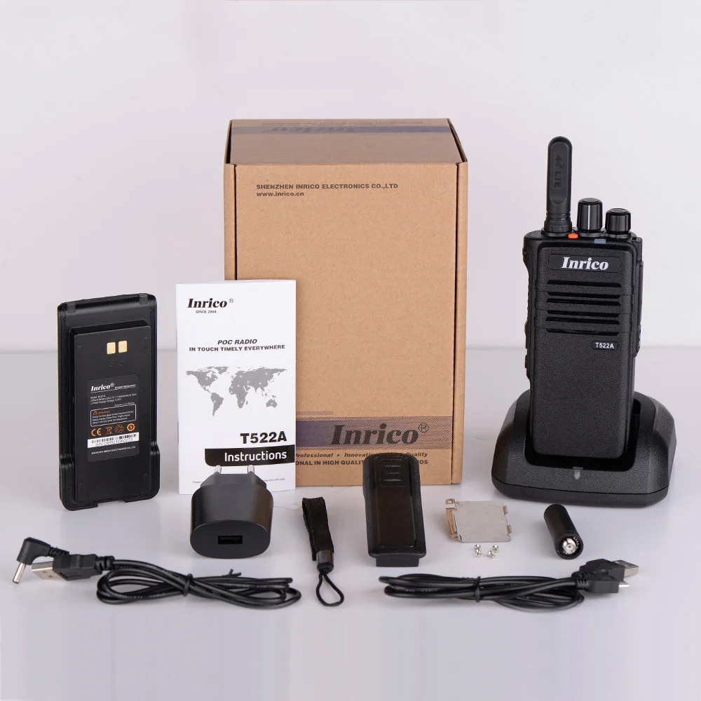 Inrico T522A 4G LTE Zello Network Radio Ptt Walkie Talkie GPS WIFI Bluetooth Poc Android | Мобильные телефоны и