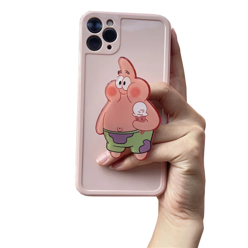 Держатель кольцо для телефона Губка Боб Квадратные Штаны iPhone Samsung Huawei Xiaomi Патрик