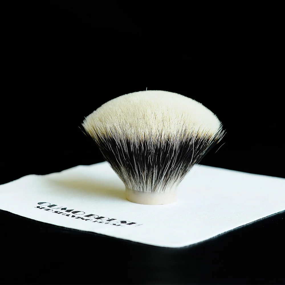 OUMO BRUSH-SHD Маньчжурия лучшие две группы пухленькие веер барсук волосы узлы для бритья - Цвет: 30mm