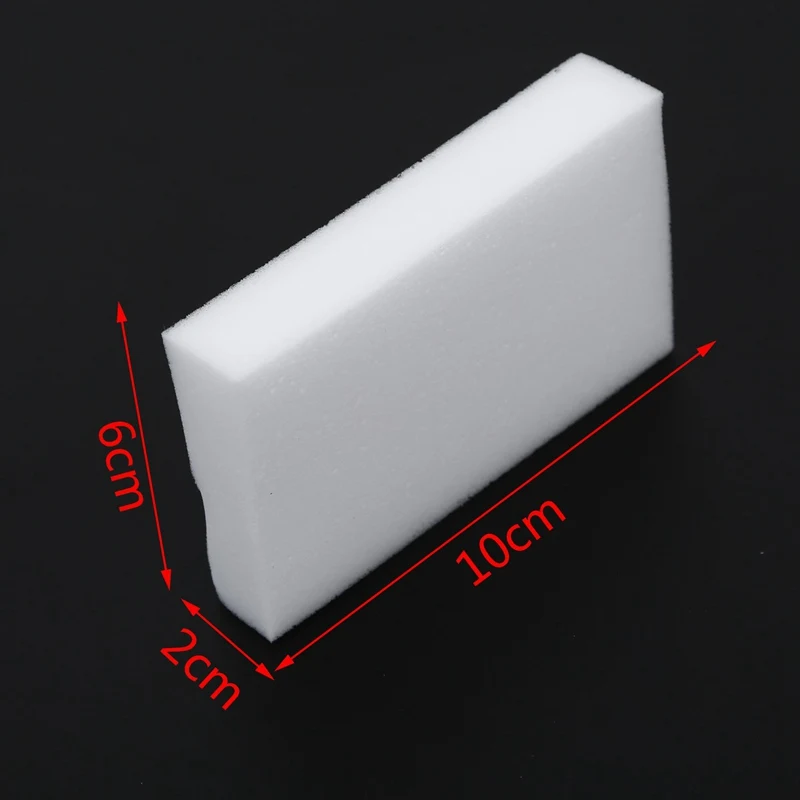 Новая стильная меламиновая губка волшебная губка для протирания меламиновая губка Экологичная белая кухонная волшебная губка для протирания 10*6*2 см 100 шт