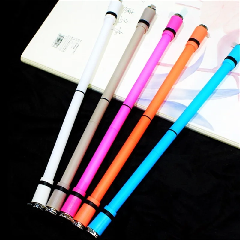 Новый креативный флеш спиннинг Вращающаяся ручка игровой гелевые ручки с