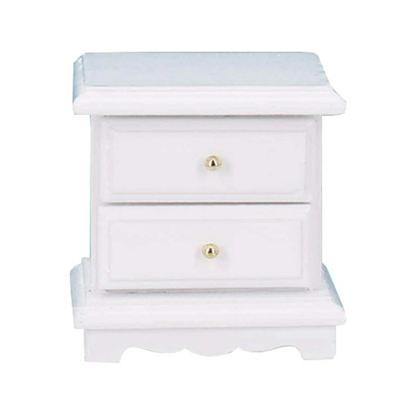 

1/12 Dollhouse Furniture Model Decoration Bedside Table Handmade Craft Toy Gift Birthday Christmas New Year Gift Children Toys