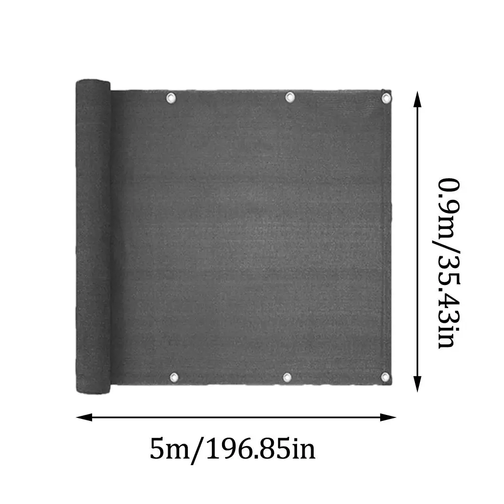 

Shelter Privacy Screen Breeze Sewing Buckle Outdoor Awning Balcony With Ties Wind Sunshade Swimming Pool Garden Fence Cover
