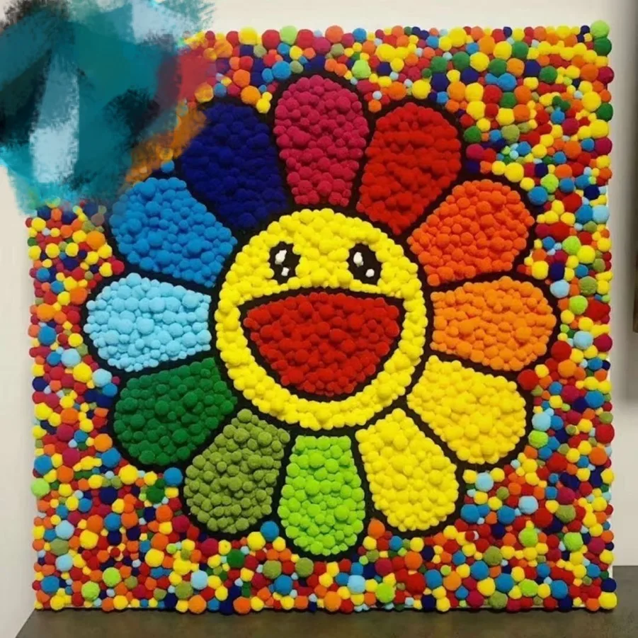 Набор из 2000 шт. 8 20 мм шариков для помпонов украшение Помпона полиэстера проектов