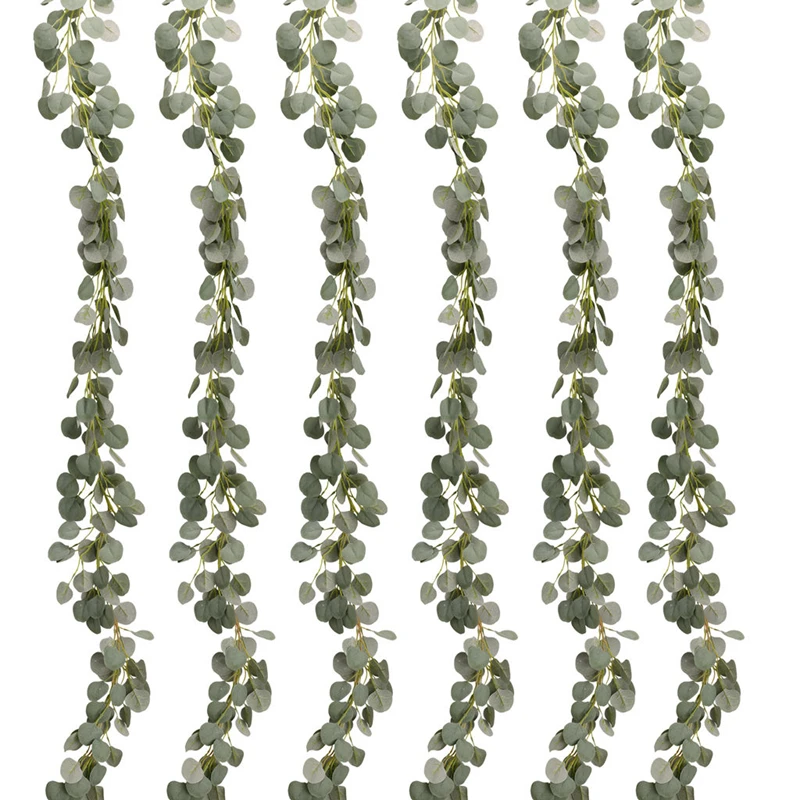 Свадебная гирлянда из искусственного эвкалипта 2 м искусственные шелковые
