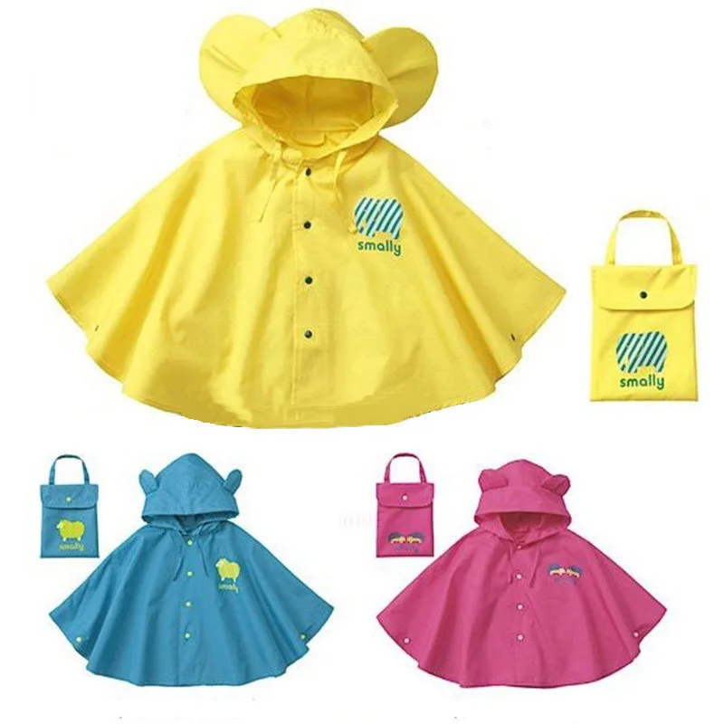 Детский дождевик детский с рисунком для девочек непромокаемое пончо мальчиков