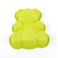 baking accessories cartoon bear shape 1pcs food grade chocolate mould silicone cake decorating tools pastry fondant tool