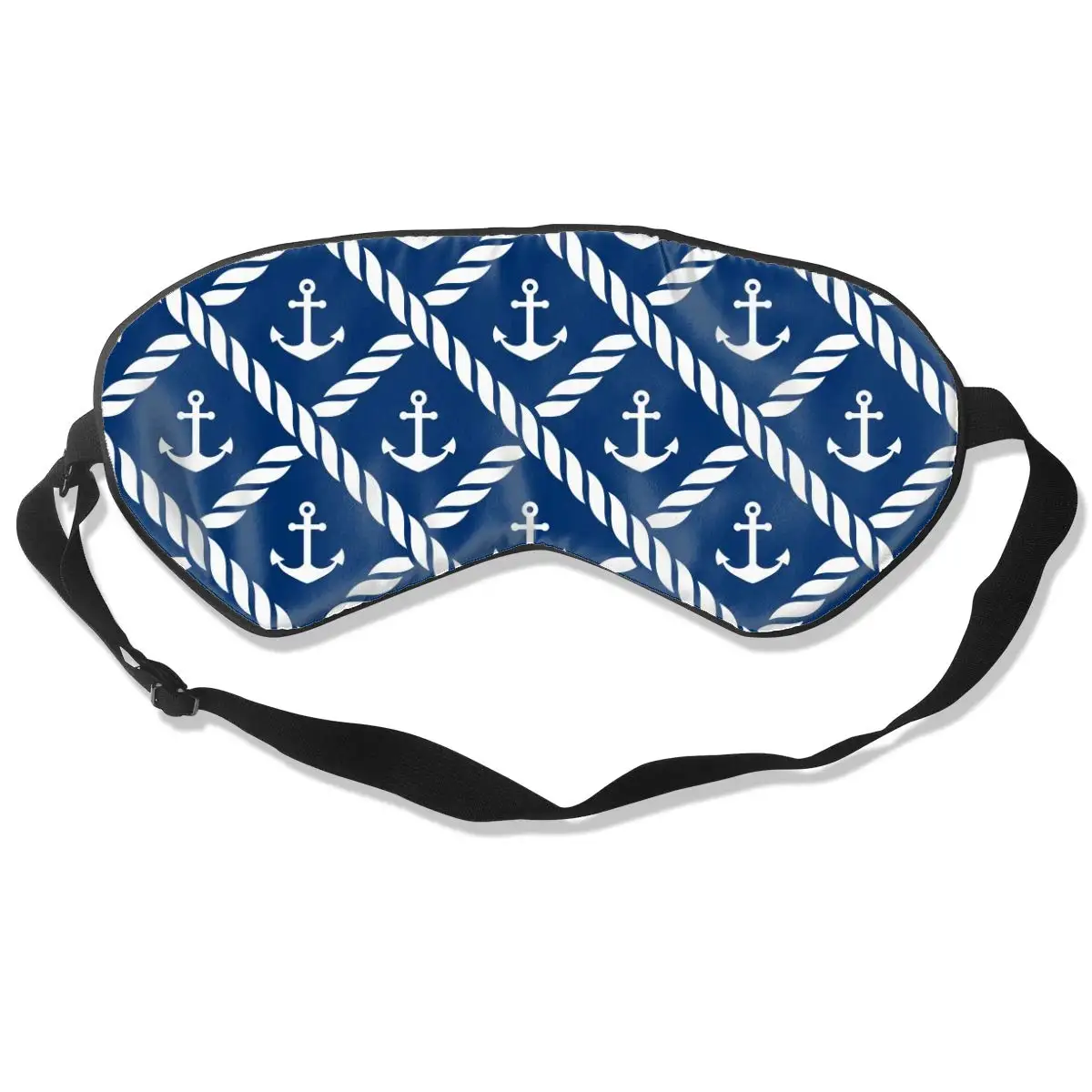 Мягкая маска для глаз женщин и мужчин с регулируемым ремешком супергладкая