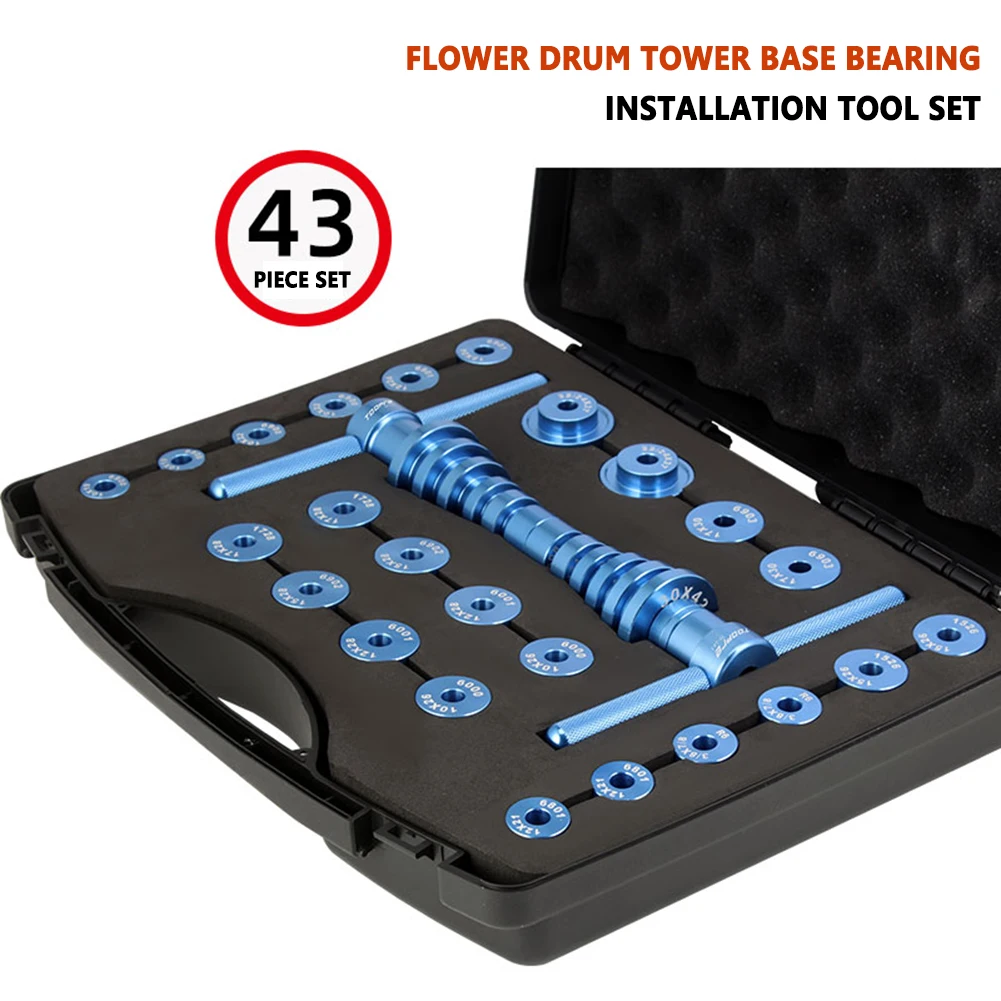 

Professional Bike Bearings Installer Extractor Hand Press Kits Wheel Hub Mount Soft Tail Frame Installation Tool Set Bicycle Acc