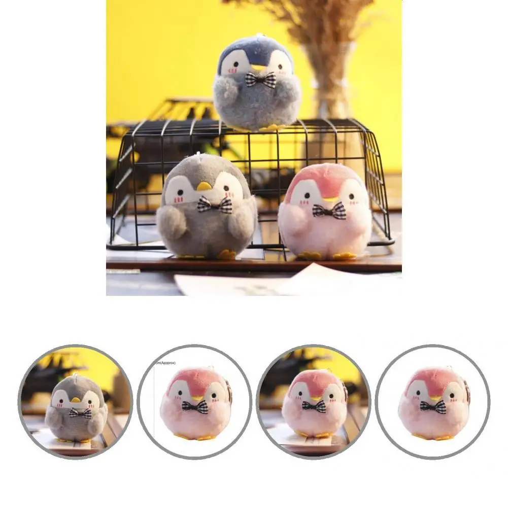 

Fun Cute Penguin Plush Toy Keyring Keychain No Deformation Decorative