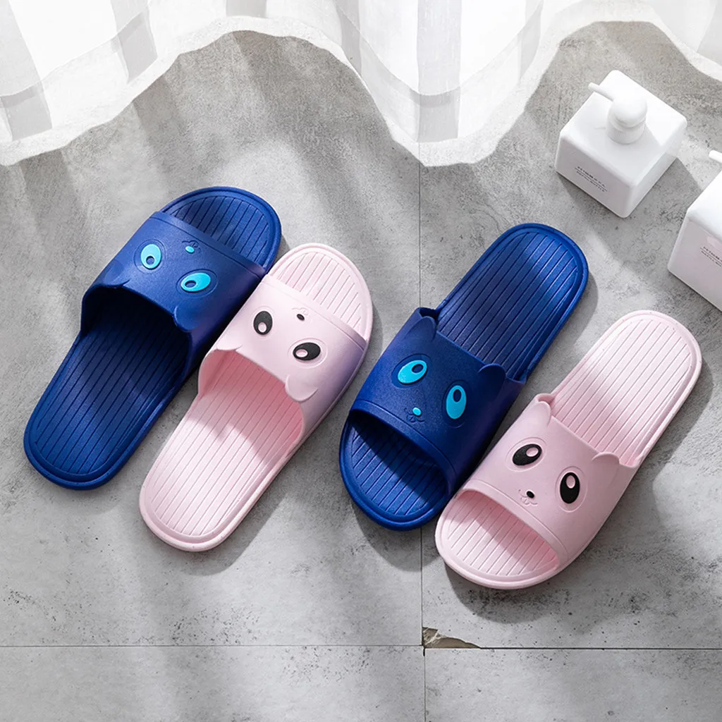Пляжные сандалии Домашние Тапочки для ванной Цвет синий розовый тапочки мужчин и