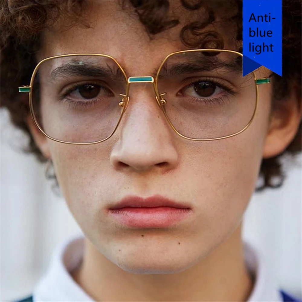 Оправы из сплава kфрейма оптические очки металлические зеркальные оправы