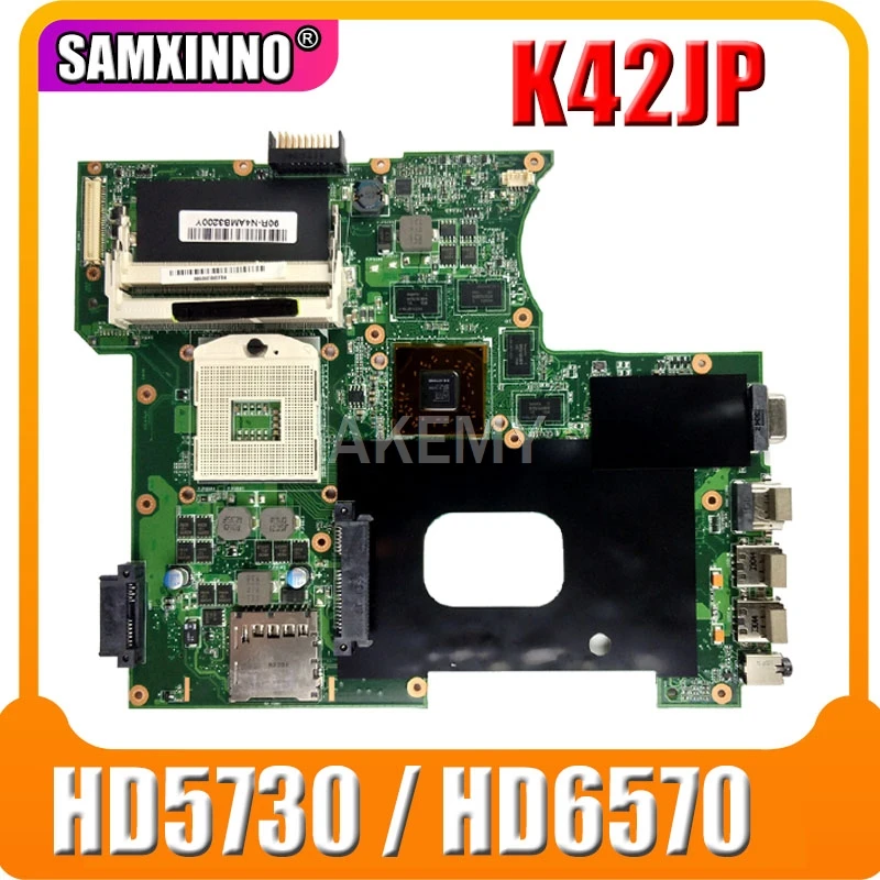 K42JA REV: 2 0 для For Asus K42J A40J X42J A42JLaptop Материнская плата хорошо протестирована HD5730 /
