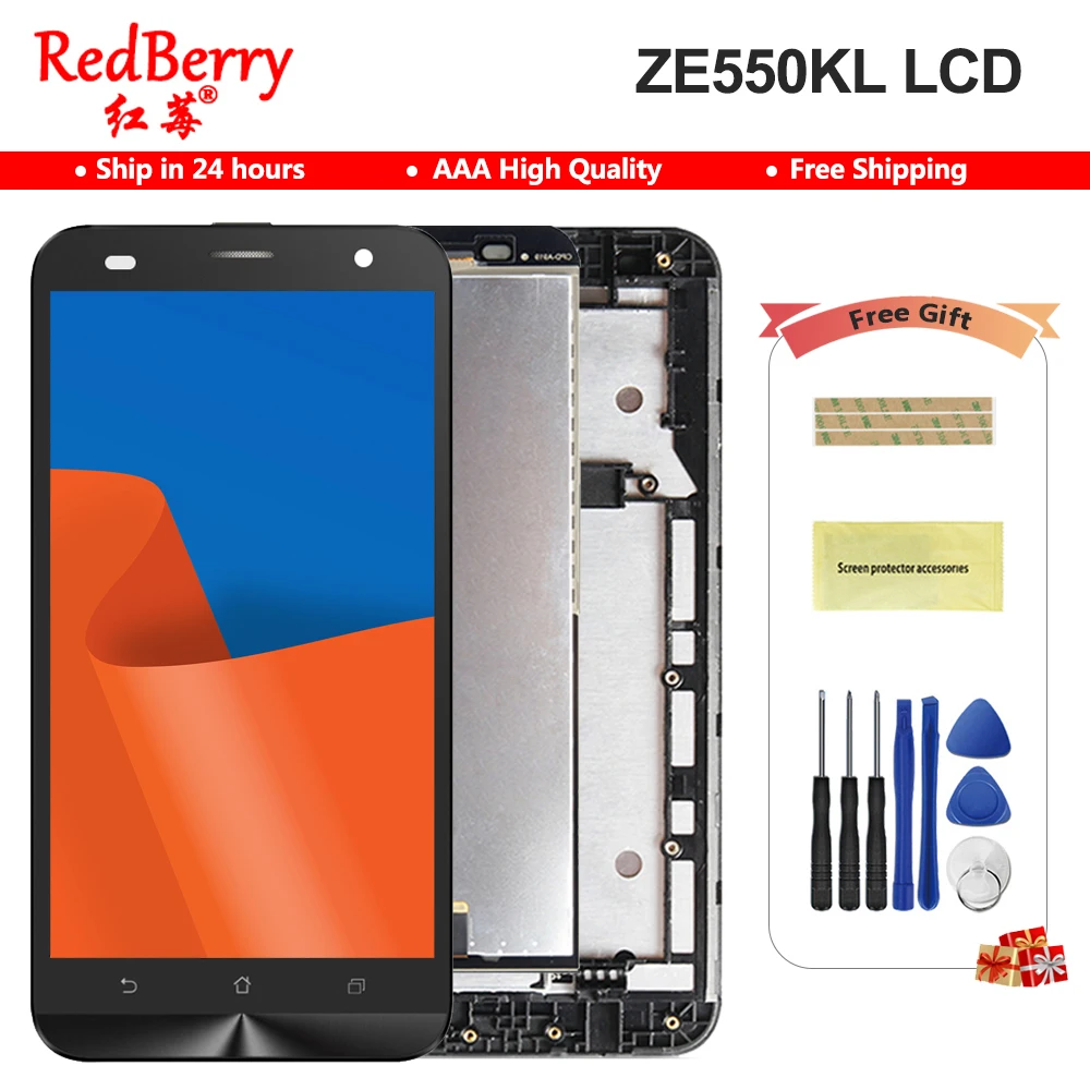 Оригинальный ЖК дисплей 5 ''для ASUS ZenFone 2 Laser ZE550KL Z00LD панель сенсорного экрана
