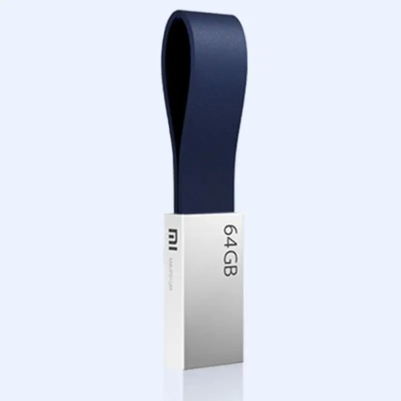 

Original Xiaomi Mijia U Disk 64GB USB 3.0 High-speed Transmission Metal Body Compact Size Protable Lanyard Design
