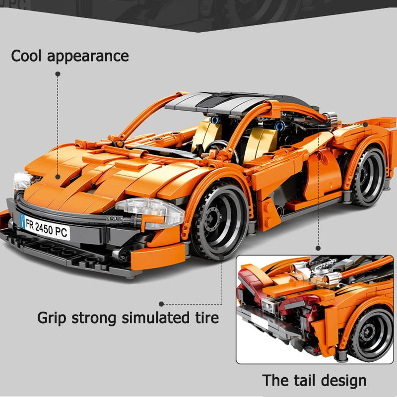 

Science Technology Series P1 Super Sports Racing Car simulation Model Boy Puzzle Assembled Inserted Blocks Children Toys Gift