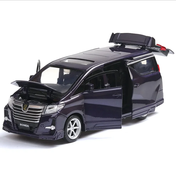 Модель 4 автомобиля Toyota Alphard MPV модель из сплава со звуком и подсветкой 1:32|Наземный