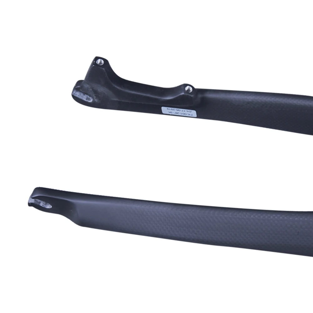 Матовая 3K углеродное волокно дисковый тормоз для горного велосипеда передняя