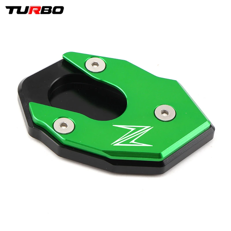 For KAWASAKI Kawasaki ZX6R ZX10R Z1000 Z1000SX Z800 Z900 Z650 Z Motorcycle CNC Side Kickstand Stand Extension Enlarge Plate |