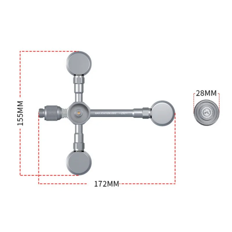 

Hot Outdoor Camping Gas Stove Stand Adapter Heads Adapter Gas Cylinder Interface Adapter Furnace Converter Camping Connector