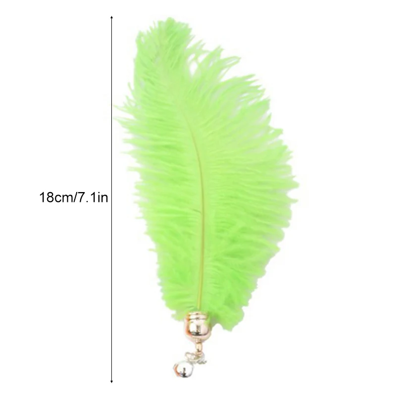 

1PCS Random Color Legendog Cat Wand Refill Toy Interactive Faux Feather Cat Teaser Replacement Kitten Toy Feather Training Toys