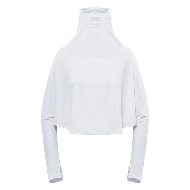 Женские охлаждающие рубашки для гольфа из ледяного шелка летние солнцезащитные