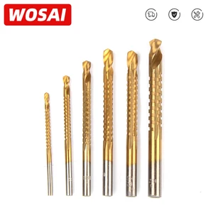 Набор спиральных сверл WOSAI 3451668 мм, 6 шт.