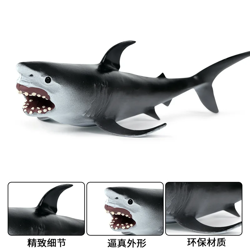 Фигурки животных Megalodon коллекционные игрушки морские животные познавательные