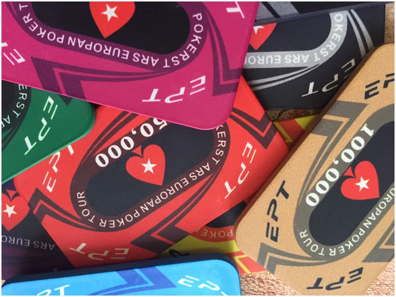 5 шт./компл. EPT фишки для покера квадратный керамический игровые автоматы монета