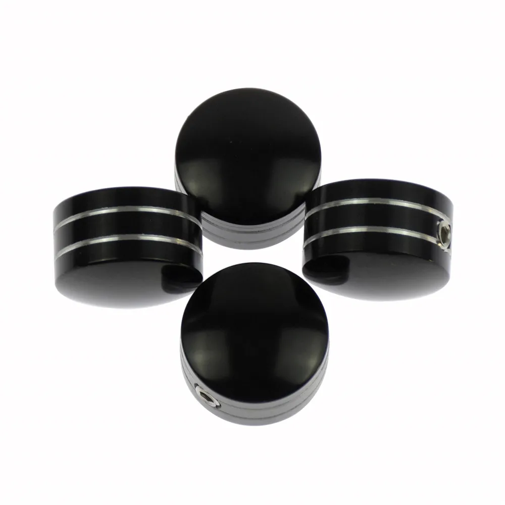 4 шт. мотоциклетная черная/хромированная Свеча зажигания головка Болт Крышка