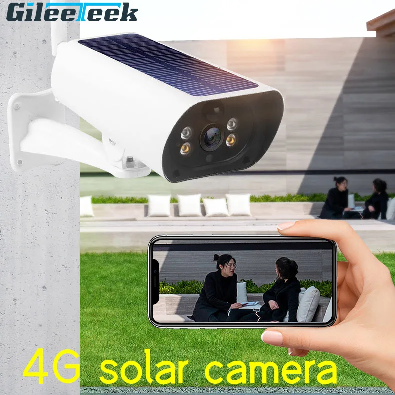 

Y9 Solar Camera 4G SIM Card HD 1080P Wireless Outdoor Security with Solar Charging Motion Detection Solar Powered Camera