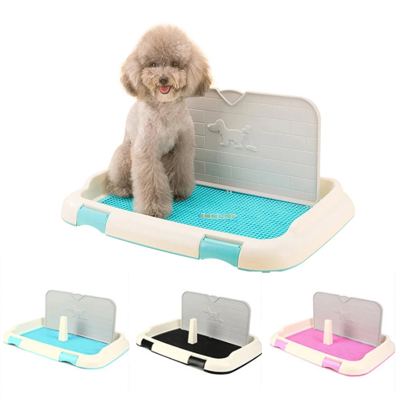 Портативный лоток для туалета с колонной домашних животных и кошек писсуар