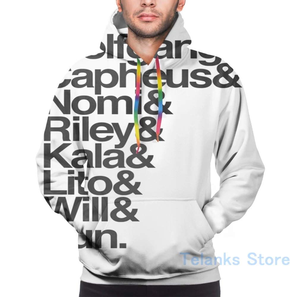 Женская Повседневная Толстовка с капюшоном и принтом | Мужская одежда