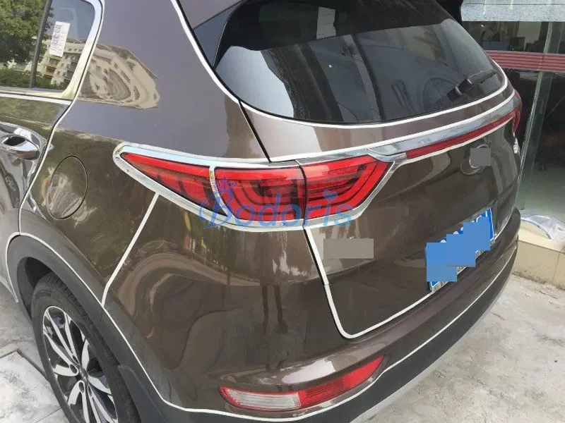 Задняя крышка заднего света накладка рамка хромированная Автомобильная