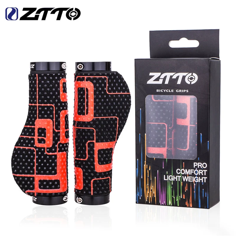 

Mountain Road Cycling Bike Bicycle MTB Handlebar Cover Grips Anti-slip Handle Grip Lock Bar End red grips