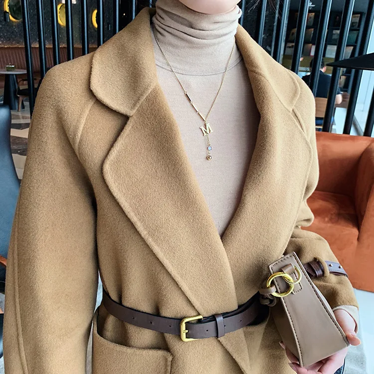 

Stainless Steel Simple Zircon Letter Tassel Long Necklace For Women New Jewelry Wholesale