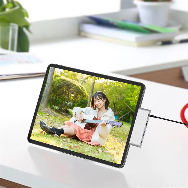 

GIAUSA USB-C Pro Hub USB-C PD USB 3,0 3,5 2020 iPad Pro
