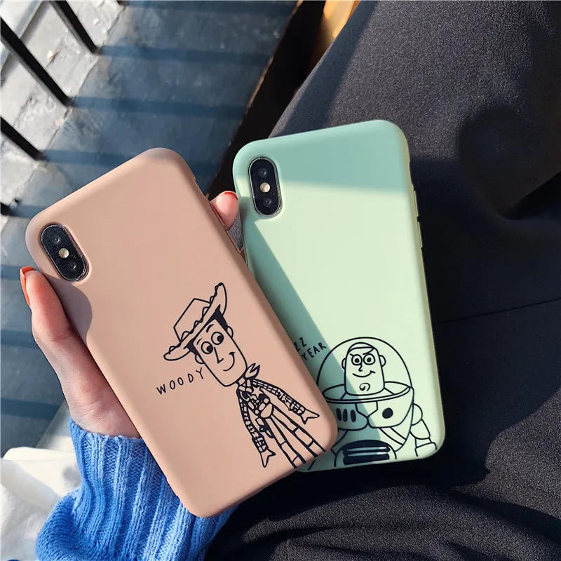 Милая история игрушек мультфильма чехол для телефона iPhone 6S 7 8 плюс Чехол