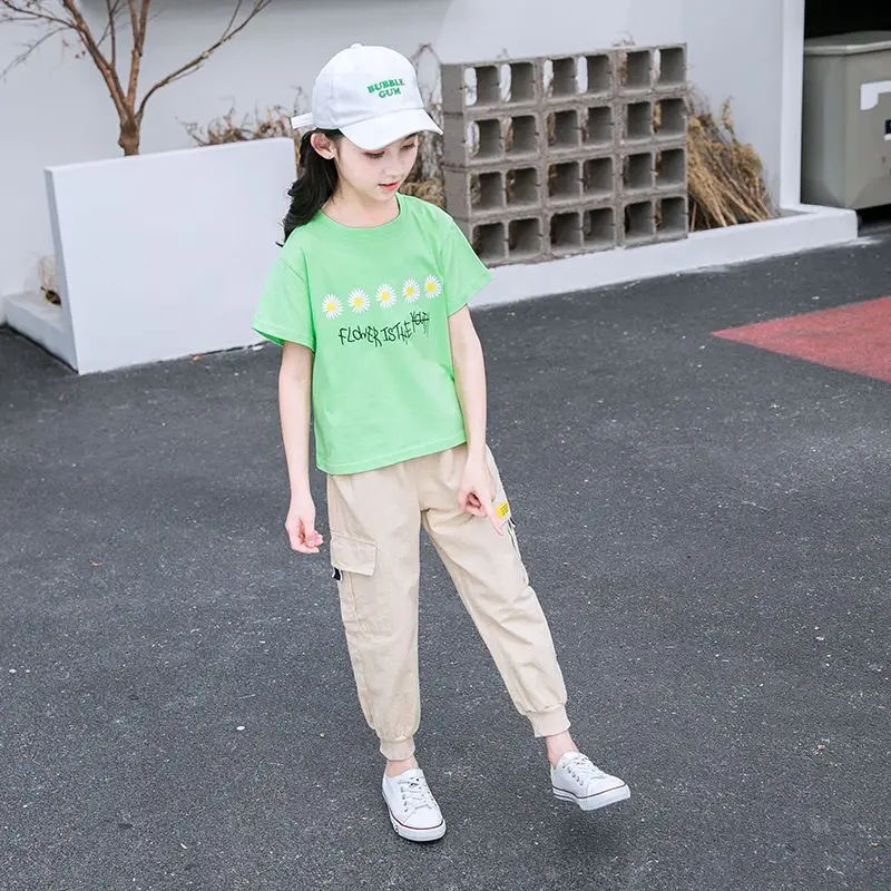 Брюки для девочек EACHIN свободные в стиле хип-хоп | Мать и ребенок