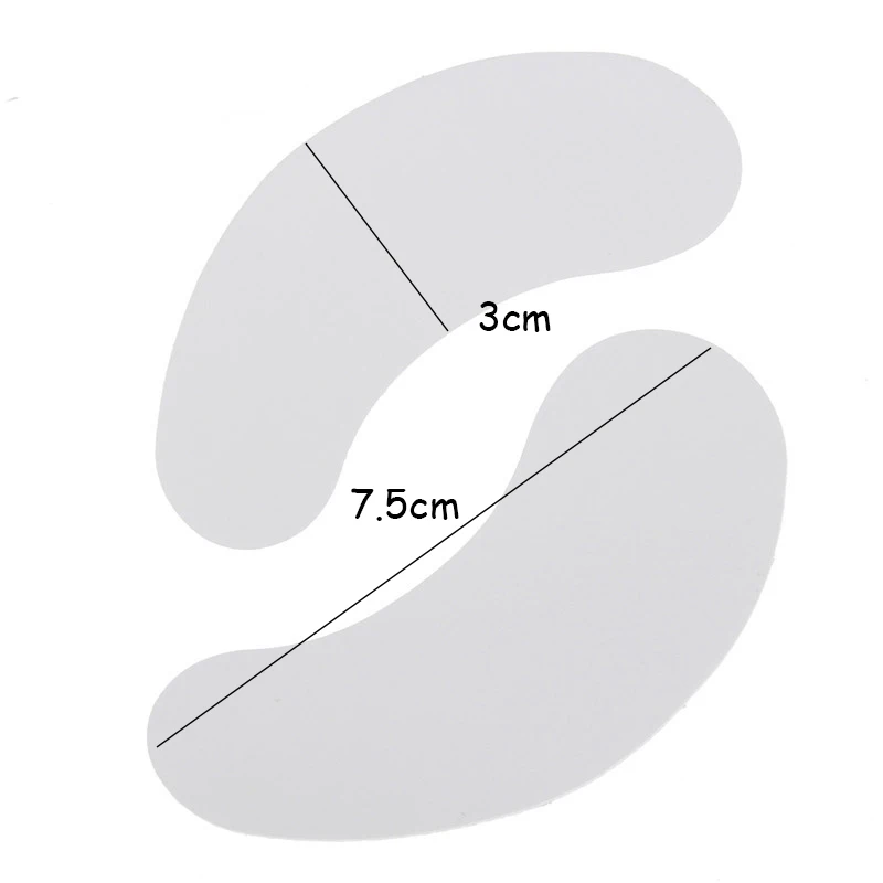 50 пар/упак. Золотой ненатуральные искусственные бумажные накладки для