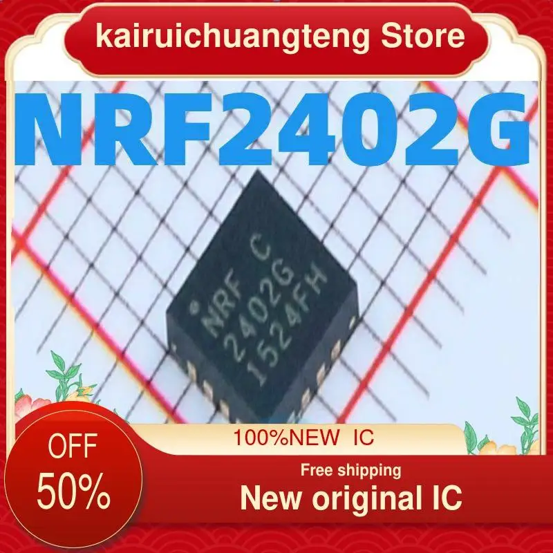 

10-200PCS NRF2402G NRF2402 Wireless transmitter chip New original IC
