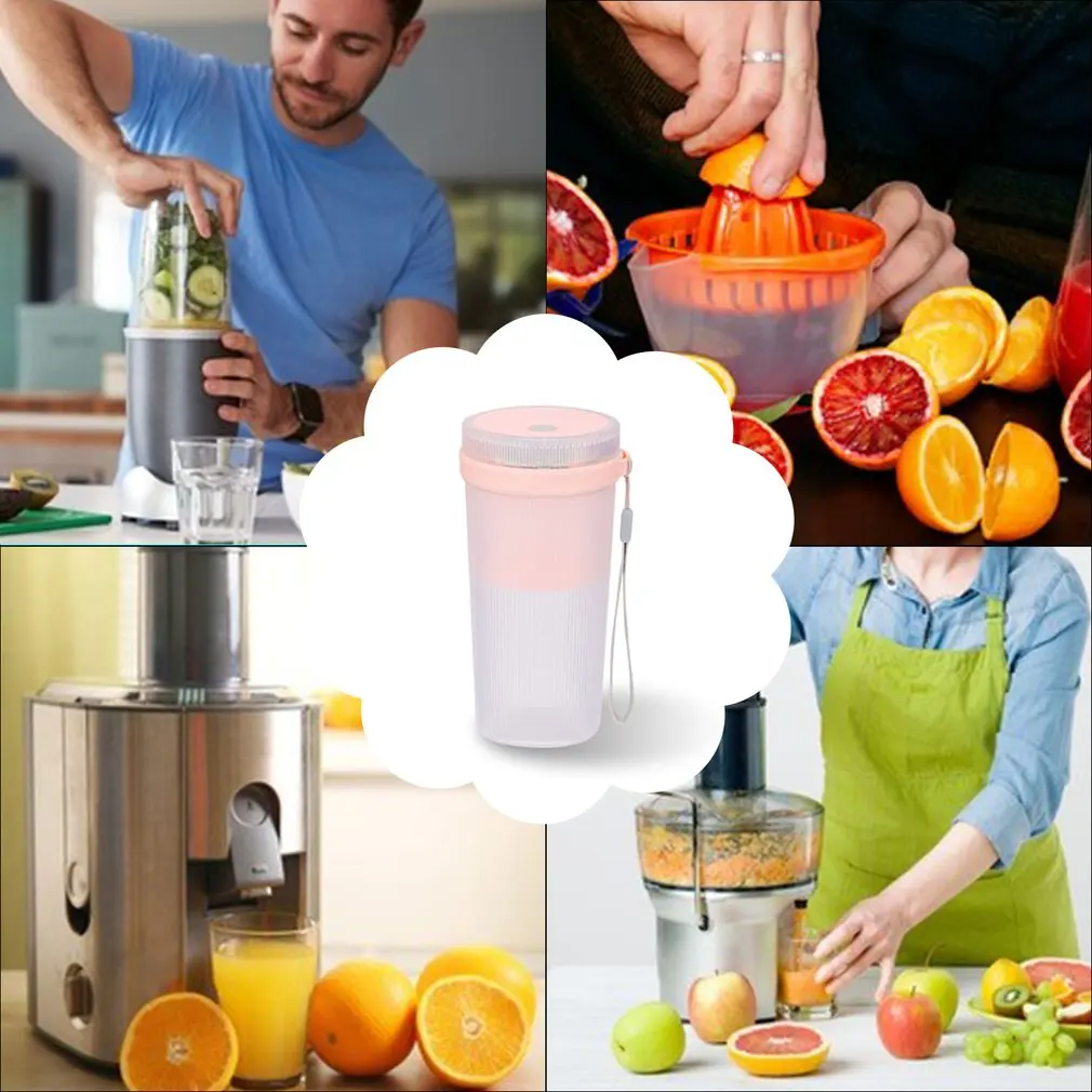 

Portable Blender USB Mixer Electric Juicer Machine Smoothie Blender Mini Food Processor Personal Lemon Squeezer Orange Juicer