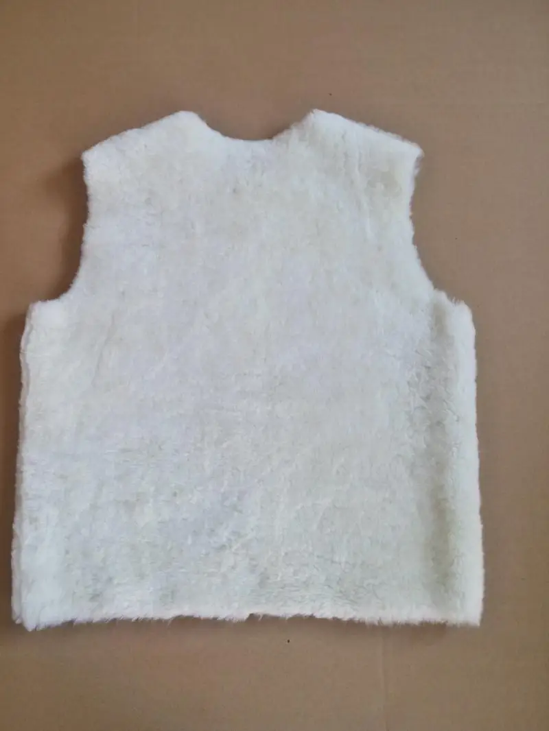 

2020 Men Cotton Sheepskin Waistcoat Warm Velvet Sheepskin Waistcoat Whole Sheepskin with Woolen Vest